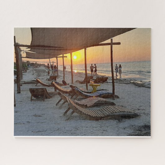 Sunset Hammocks by the Sea ジグソーパズル (横)