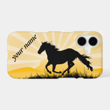 Sunset Horse iPhone Case