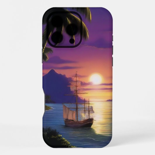 SUNSET HÜLLEN iPhoneケース (裏面)