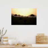 Sunset in Africa ポスター (キッチン)