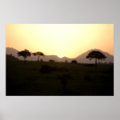 Sunset in Africa ポスター (正面)