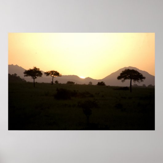 Sunset in Africa ポスター (正面)