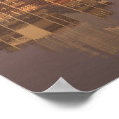 Sunset in Alien Water City 1 Print ポスター (角)