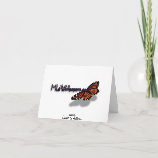 Sunset in Antigua I Seascape写真 カード (裏面)