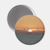 Sunset in Antigua I Seascape写真 マグネット (正面/裏面)