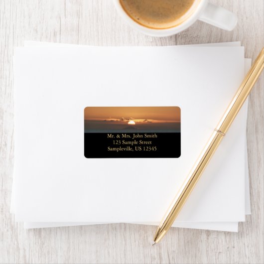 Sunset in Antigua I Seascape写真 ラベル (インサイチュ)