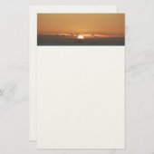 Sunset in Antigua I Seascape写真 便箋 (正面/裏面)