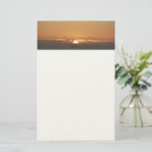 Sunset in Antigua I Seascape写真 便箋 (スタンド正面)
