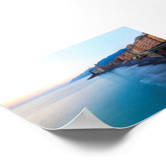 Sunset in Camogli ポスター (角)