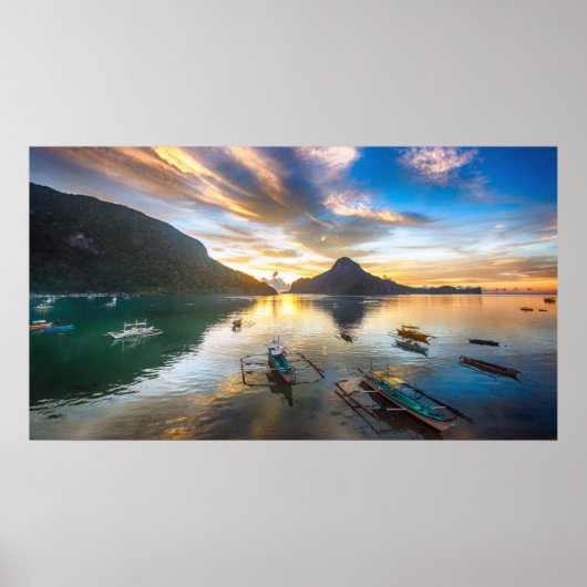 Sunset in El Nido ポスター (正面)