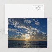 Sunset in Liguria - the Cinque Terreポストカード ポストカード (正面/裏面)