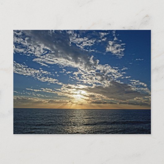 Sunset in Liguria - the Cinque Terreポストカード ポストカード (正面)