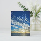 Sunset in Liguria - the Cinque Terreポストカード ポストカード (スタンド正面)