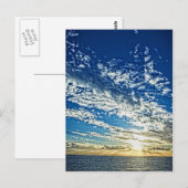 Sunset in Liguria - the Cinque Terreポストカード ポストカード (正面/裏面)