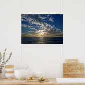 Sunset in Liguria - the Cinque Terre, Italy Poster ポスター (キッチン)