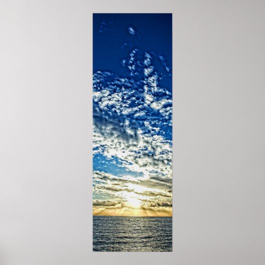 Sunset in Liguria - the Cinque Terre, Italy Poster ポスター (正面)