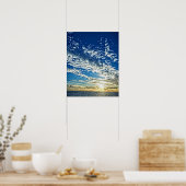 Sunset in Liguria - the Cinque Terre, Italy Poster ポスター (キッチン)