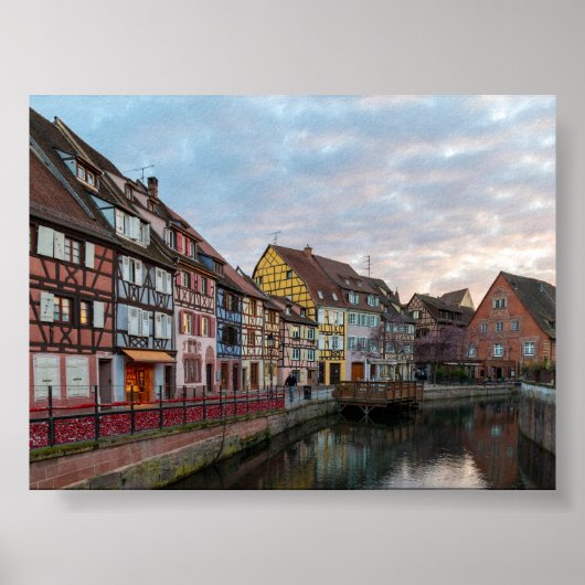 Sunset in Little Venice Colmar ポスター (正面)