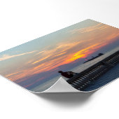 Sunset in Livorno ポスター (角)