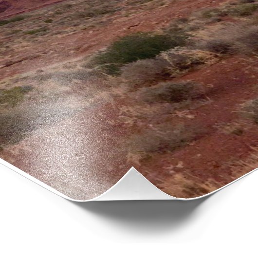 Sunset in Monument Valley フォトプリント (角)