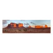 Sunset in Monument Valley フォトプリント (正面)