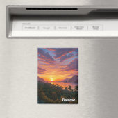 Sunset in Palawan Philippines Travel マグネット (インサイチュ (食洗機))