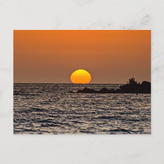 Sunset in Paphos, Cyprus (2532)ポストカード ポストカード (正面)