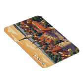 Sunset in Tallinn Estonia Travel マグネット (右側)