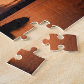 Sunset in Tarrytownポスター ジグソーパズル (側面)