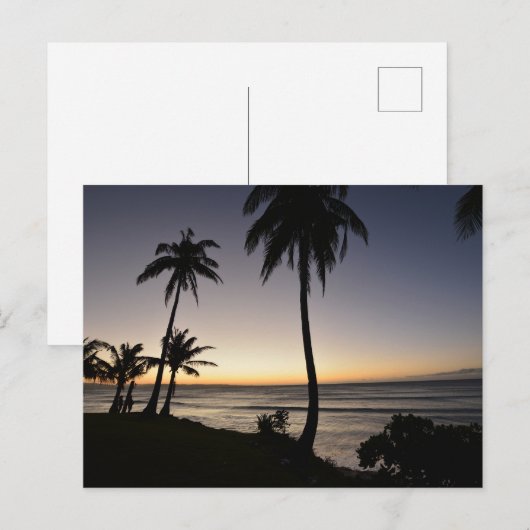 Sunset in the Philippines ポストカード (正面/裏面)