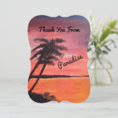 Sunset In The Tropics サンキューカード (スタンド正面)
