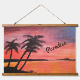 Sunset In The Tropics 吊り下げ型タペストリー