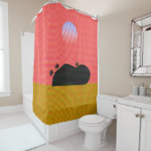 Sunset Island シャワーカーテン (インサイチュ)