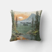 Sunset Lake クッション (裏面)