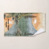 Sunset Lake バスタオルセット (ハンドタオル)