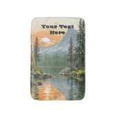 Sunset Lake バスマット (正面縦)