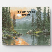 Sunset Lake フォトプラーク (正面)