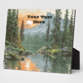 Sunset Lake フォトプラーク (側面)