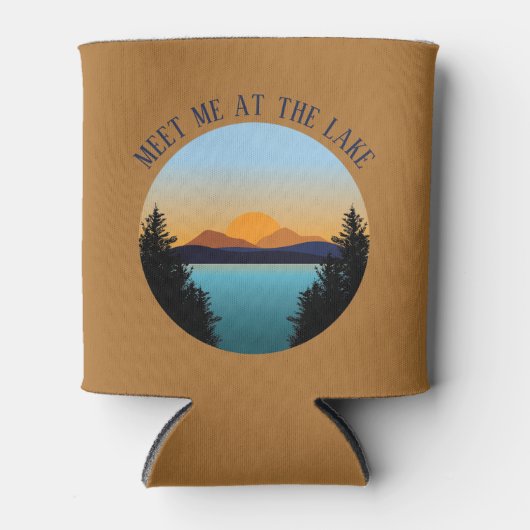 Sunset Lake 缶クーラー (正面)