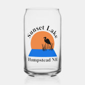 Sunset Lake Can Glass ガラス缶 (正面)