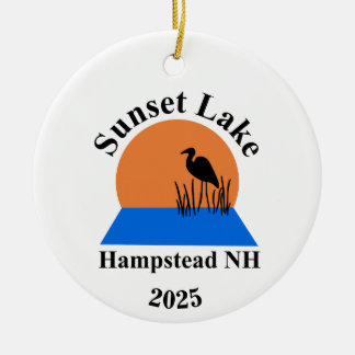 Sunset Lake Ornament セラミックオーナメント