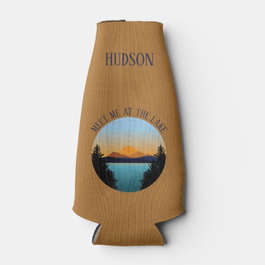 Sunset Lake Vacation ボトルクーラー (正面)