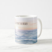 Sunset Life is Better at the Beach コーヒーマグカップ (正面右)