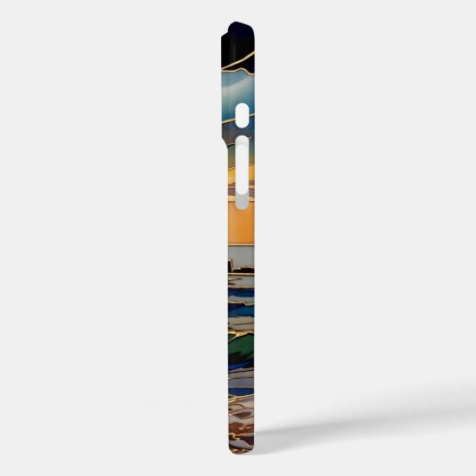 Sunset Lighthouse Phone Case Ocean Glow Case-Mate iPhoneケース (裏面 / 左)