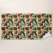 Sunset Mai Tais ビーチタオル (正面)