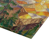 Sunset Mountain Kitchen Glass Cutting Board カッティングボード (角)