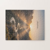 Sunset Mountain Puzzle christian Gift ジグソーパズル (横)