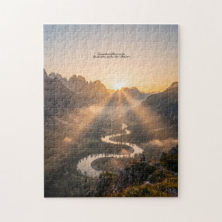 Sunset Mountain Puzzle christian Gift ジグソーパズル