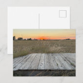 Sunset Near Amarillo Texas ポストカード (正面/裏面)