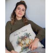 Sunset Oasis, custom クッション